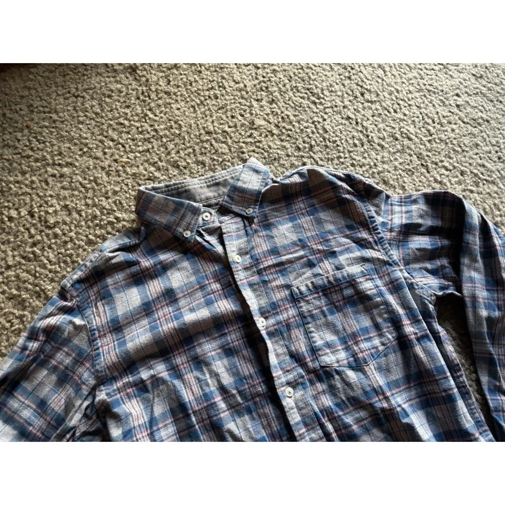 Banana Republic Button Down Up Flannel Shirt Men’s MED